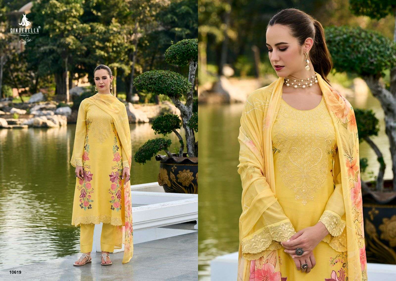  CINDERELLA EVANORA MUSLIN BEAUTIFUL DESIGNER SUIT