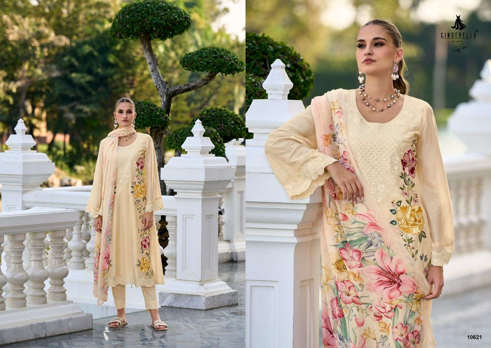  CINDERELLA EVANORA MUSLIN BEAUTIFUL DESIGNER SUIT