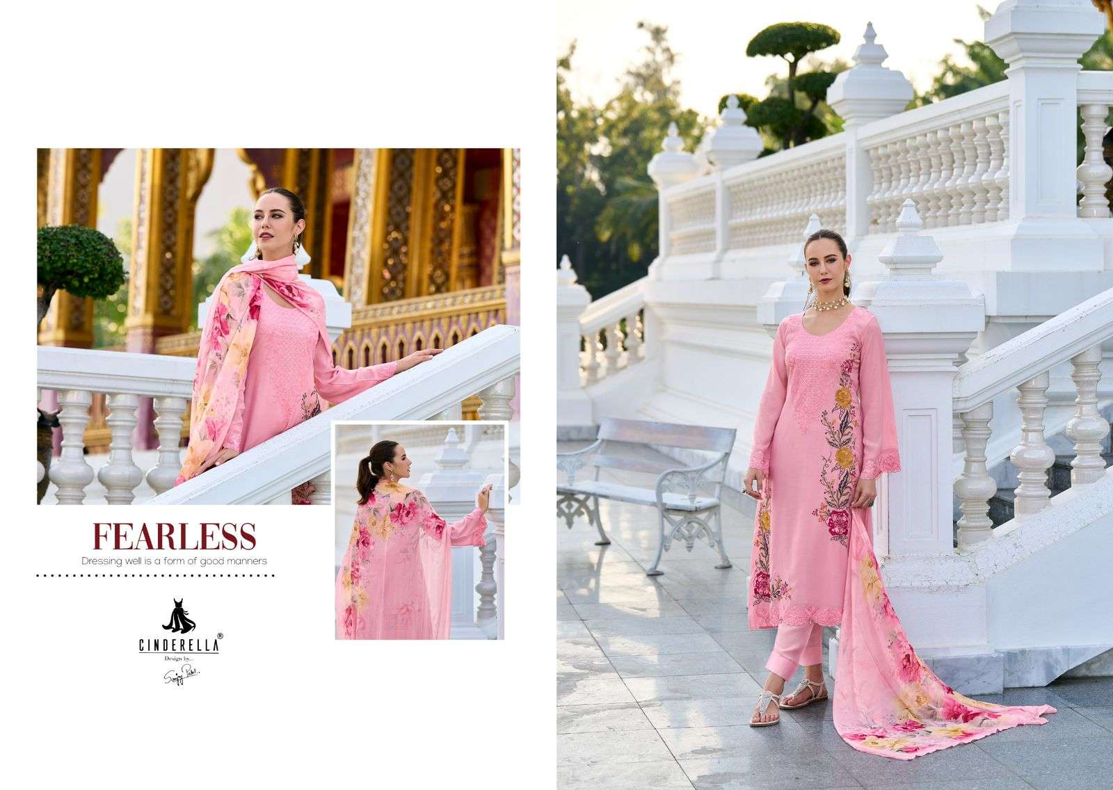  CINDERELLA EVANORA MUSLIN BEAUTIFUL DESIGNER SUIT
