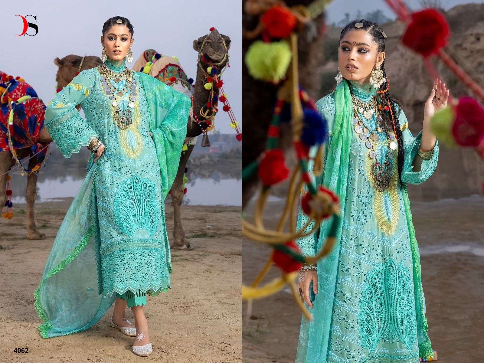 DEEPSY SUITS ADAN LIBAS SUPER HIT LAWN 24 COTTON DESIGNER SUIT