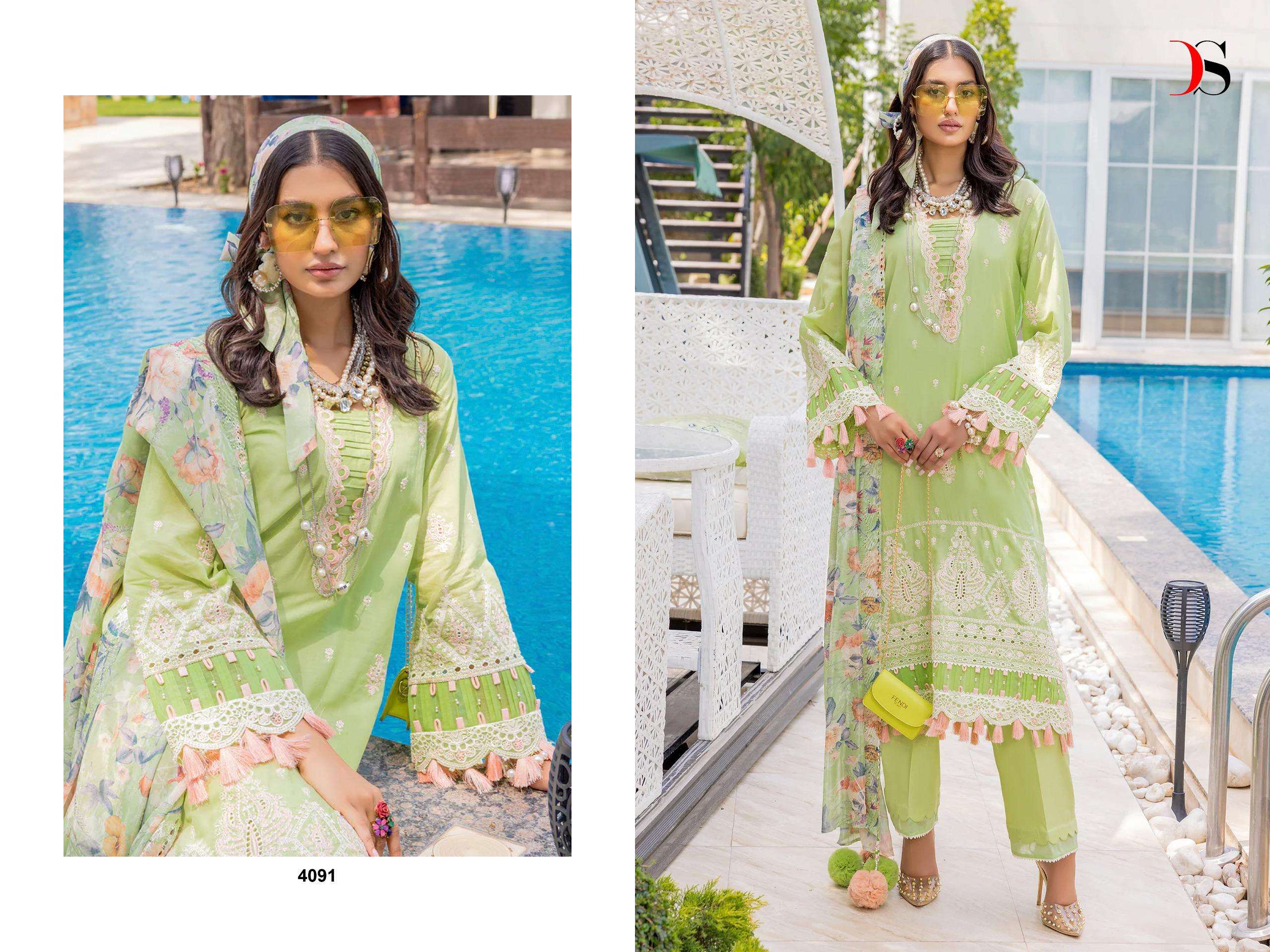 DEEPSY SUITS ADANS LIBAS INLAYS 24 COTTON DESIGNER SUIT