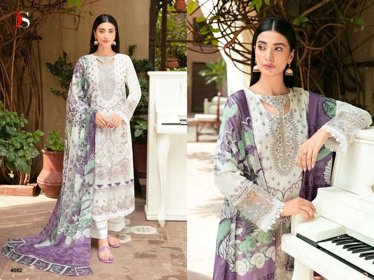 DEEPSY SUITS CHEVERON VOL 11 COTTON DESIGNER SUIT