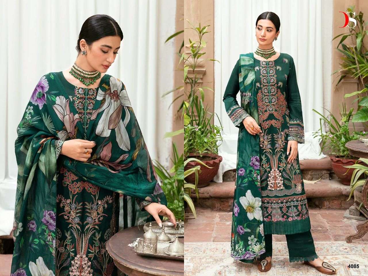 DEEPSY SUITS CHEVERON VOL 11 COTTON DESIGNER SUIT