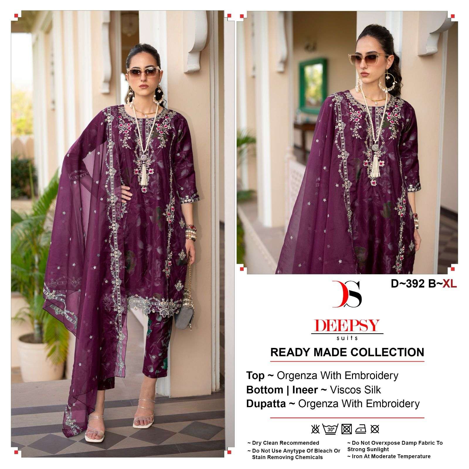 DEEPSY SUITS D 392 BEAUTIFUL DESIGNER SUIT