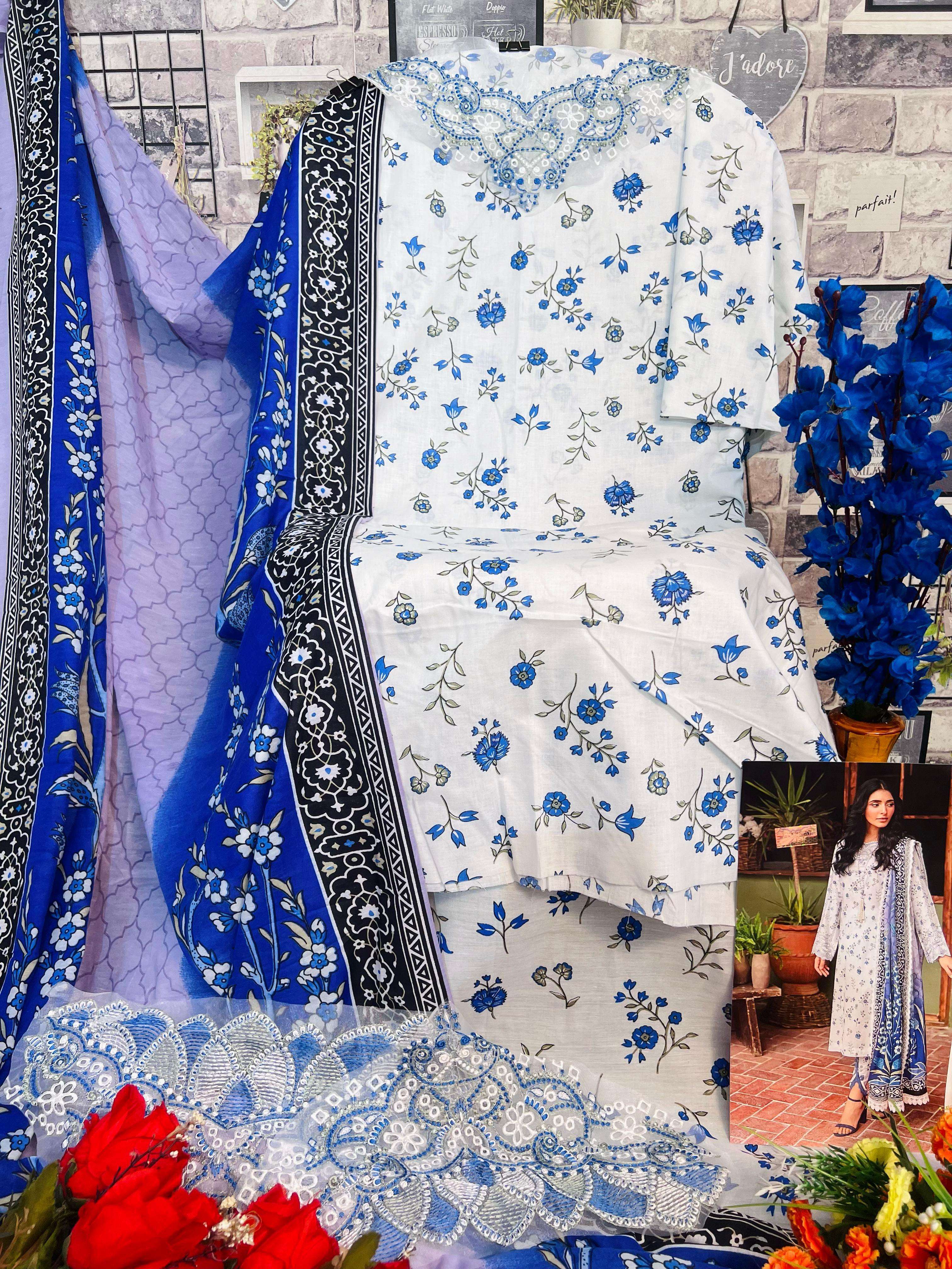 DEEPSY SUITS RAMSHA RANGREZ LUXURY LAWN 24 COTTON SUIT