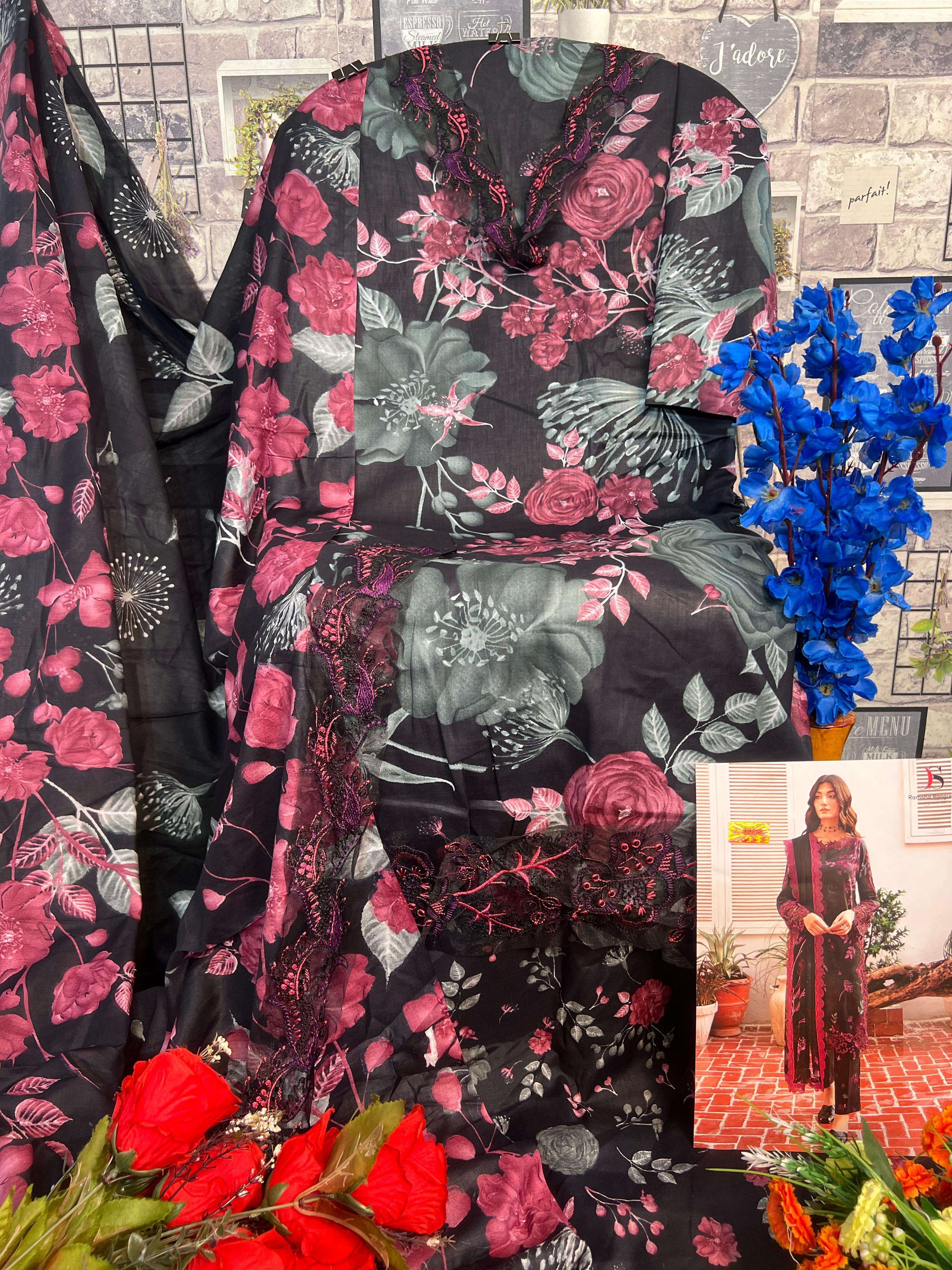 DEEPSY SUITS RAMSHA RANGREZ LUXURY LAWN 24 COTTON SUIT