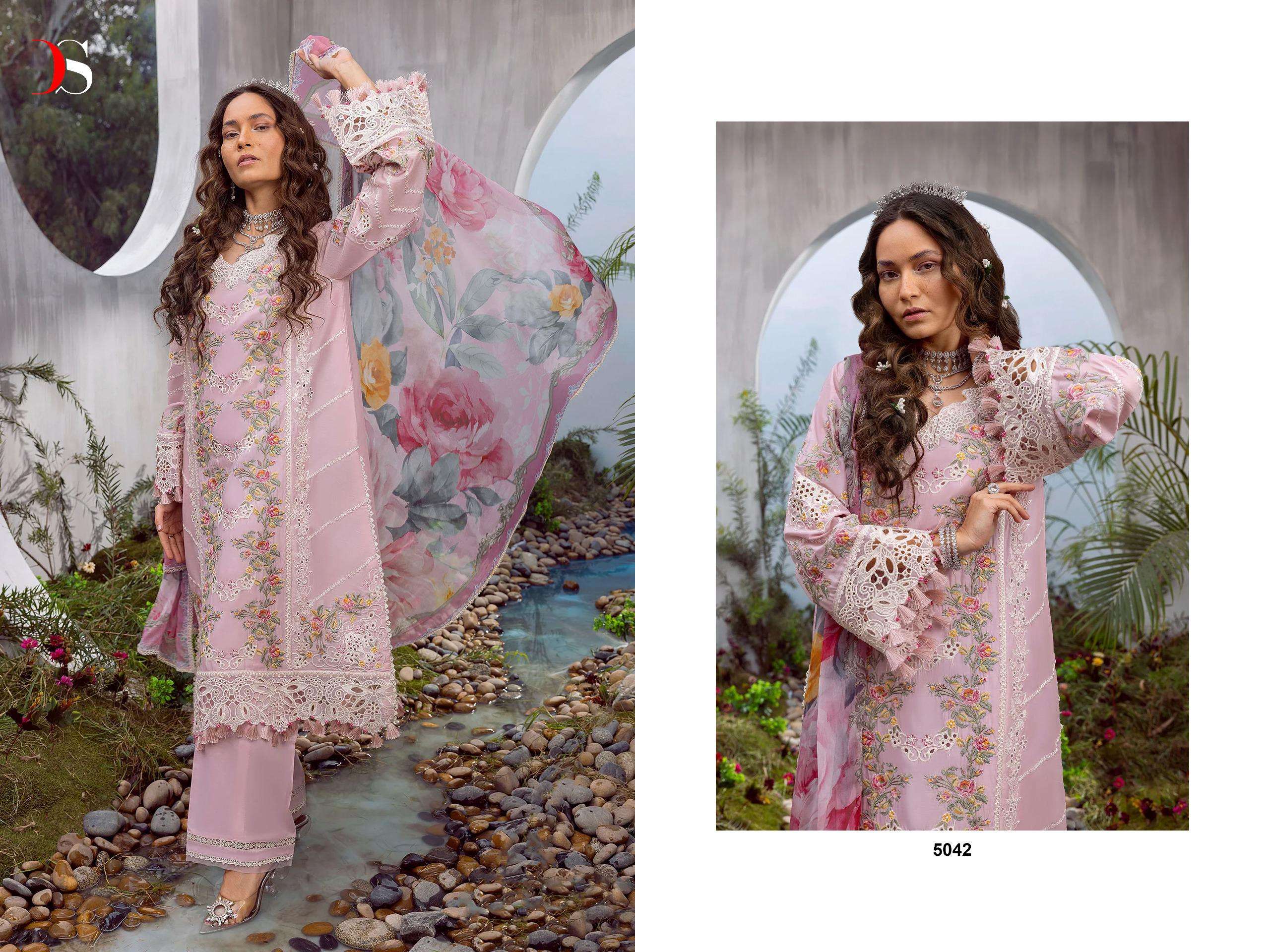 DEEPSY SUITS SANA SAFINAZ LAWN 24 COTTON DESIGNER SUIT