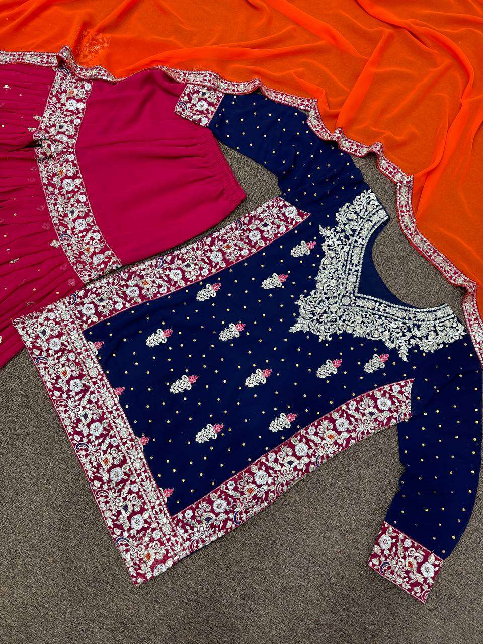 DHK 1268 SHARARA SUIT