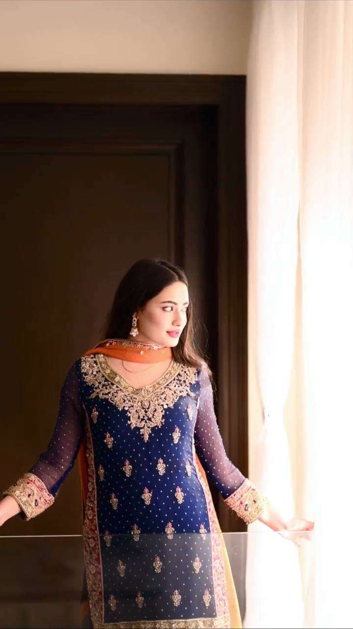 DHK 1268 SHARARA SUIT