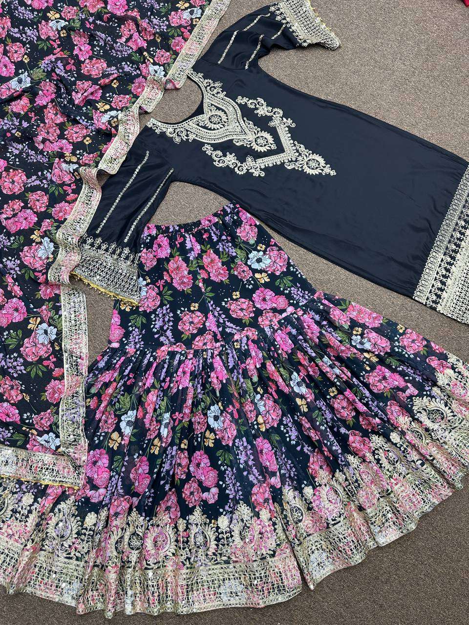 DHK 1271 SHARARA SUIT