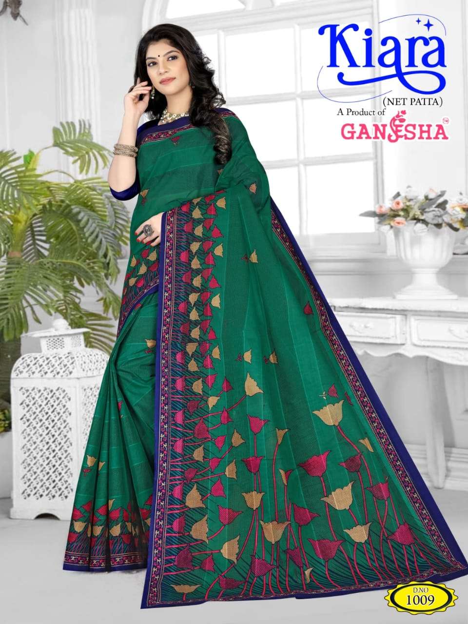 FALAK INTERNATIONAL GANESHA KIARA VOL 1 COTTON SAREE
