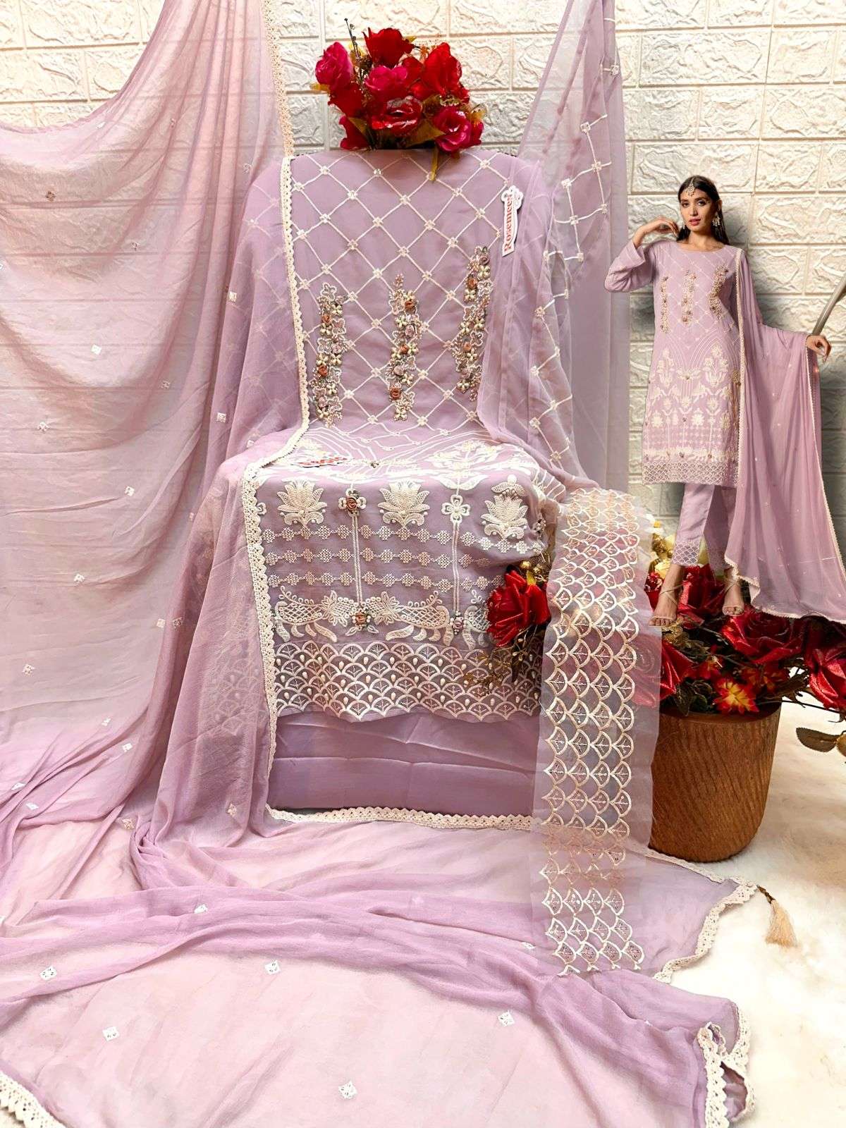 FEPIC ROSEMEEN C 1305 PAKISTANI GEORGETTE SUIT