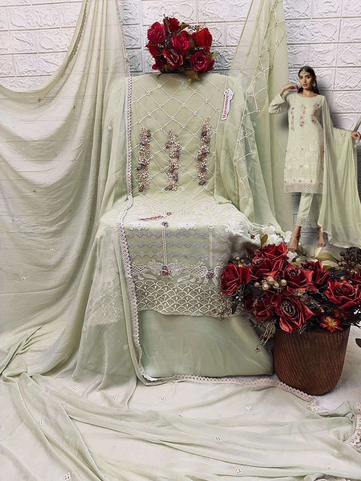 FEPIC ROSEMEEN C 1305 PAKISTANI GEORGETTE SUIT