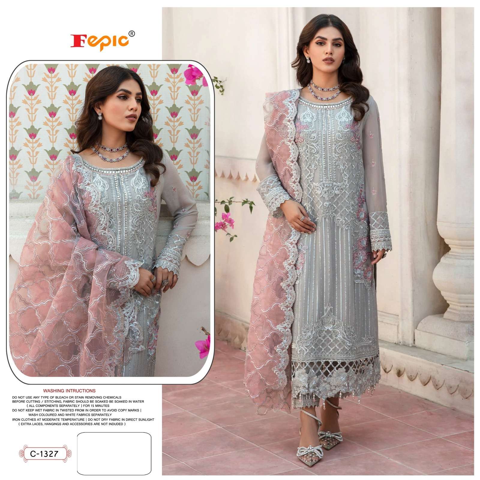 FEPIC ROSEMEEN C 1327 PAKISTANI SUIT