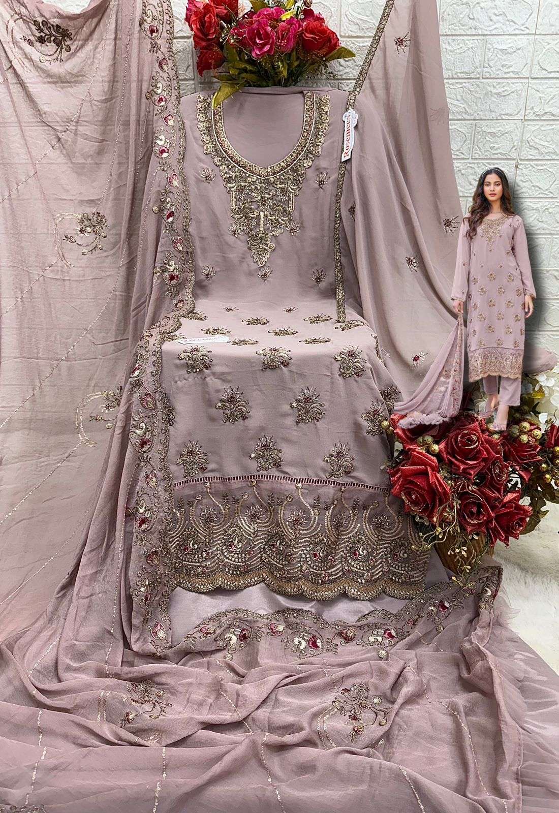 FEPIC ROSEMEEN C 1718 GEORGETTE DESIGNER SUIT