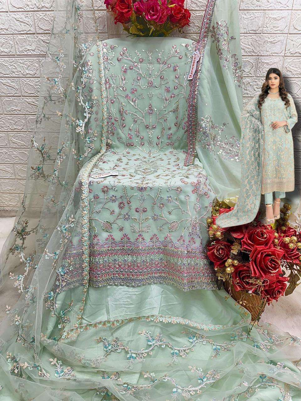FEPIC ROSEMEEN C 1785 BEAUTIFUL EMBROIDERED SUIT