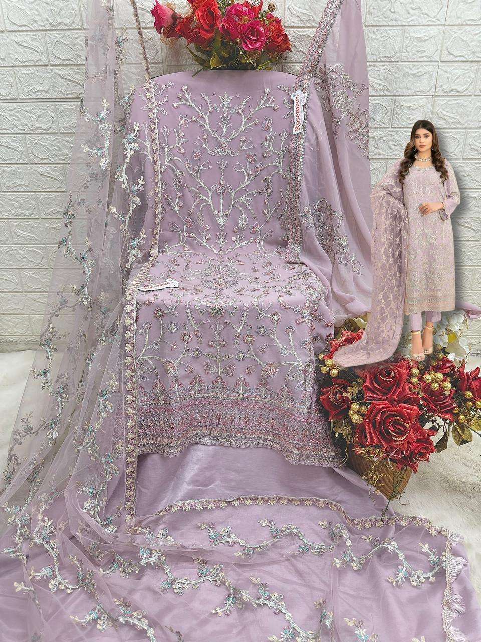 FEPIC ROSEMEEN C 1785 BEAUTIFUL EMBROIDERED SUIT