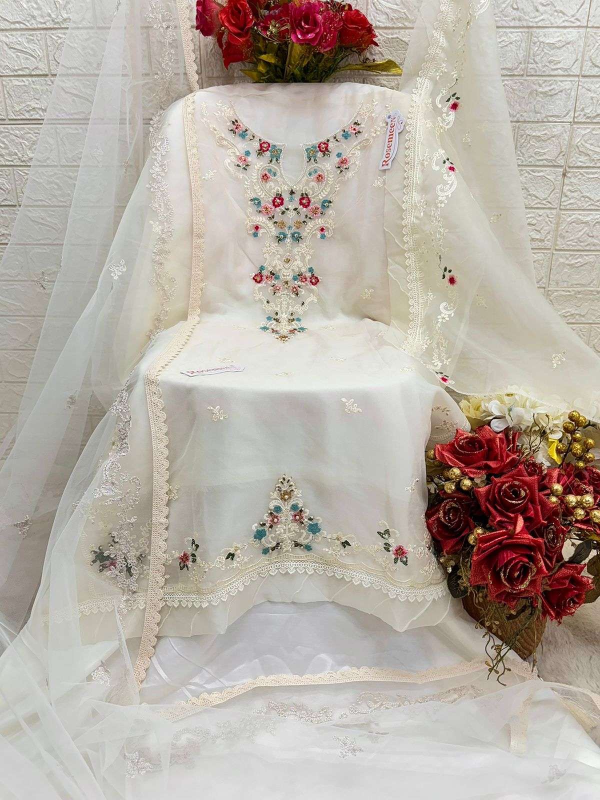 FEPIC ROSEMEEN C 1788 ORGANZA FANCY DESIGNER SUIT