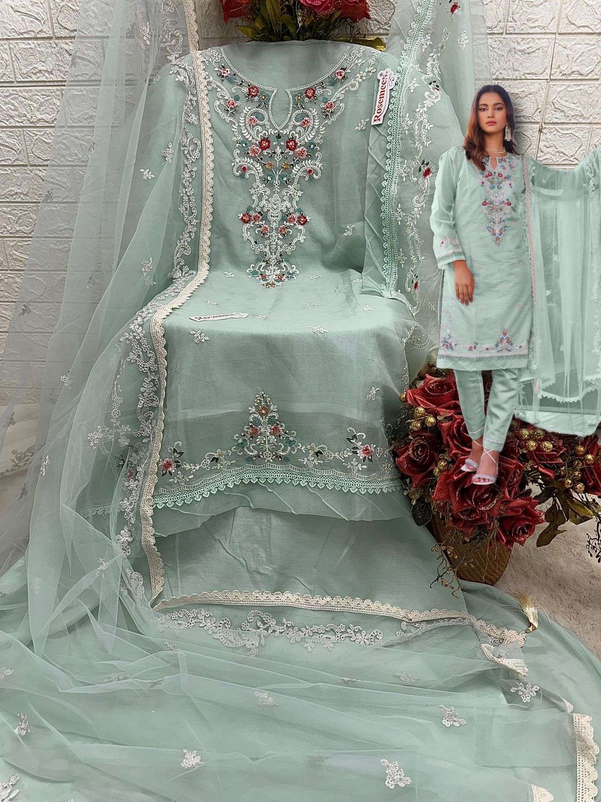 FEPIC ROSEMEEN C 1788 ORGANZA FANCY DESIGNER SUIT