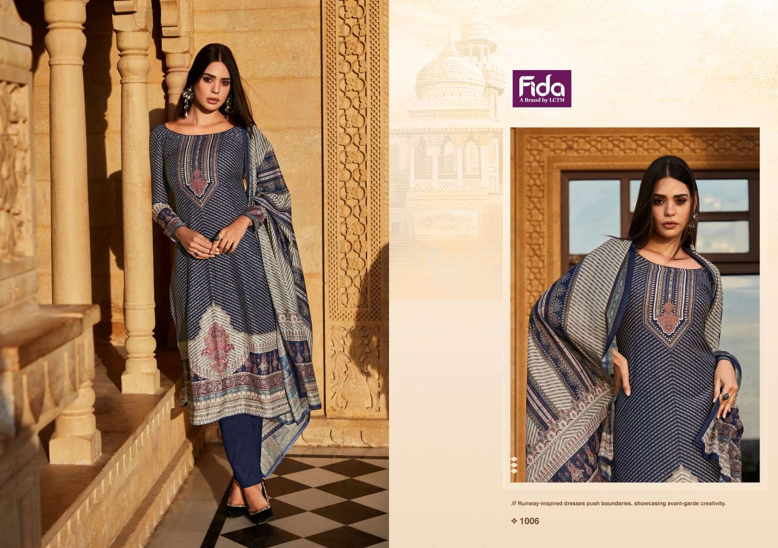 FIDA SAANJH COTTON DIGITAL PRINT SUIT