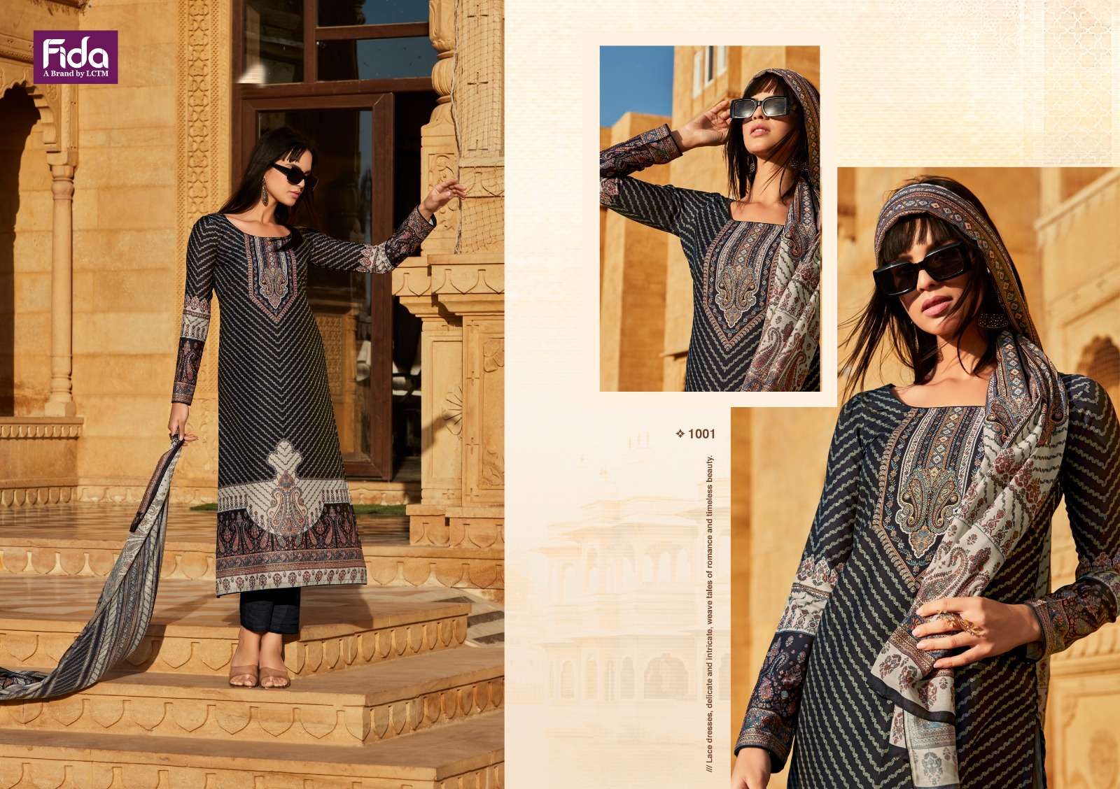 FIDA SAANJH COTTON DIGITAL PRINT SUIT