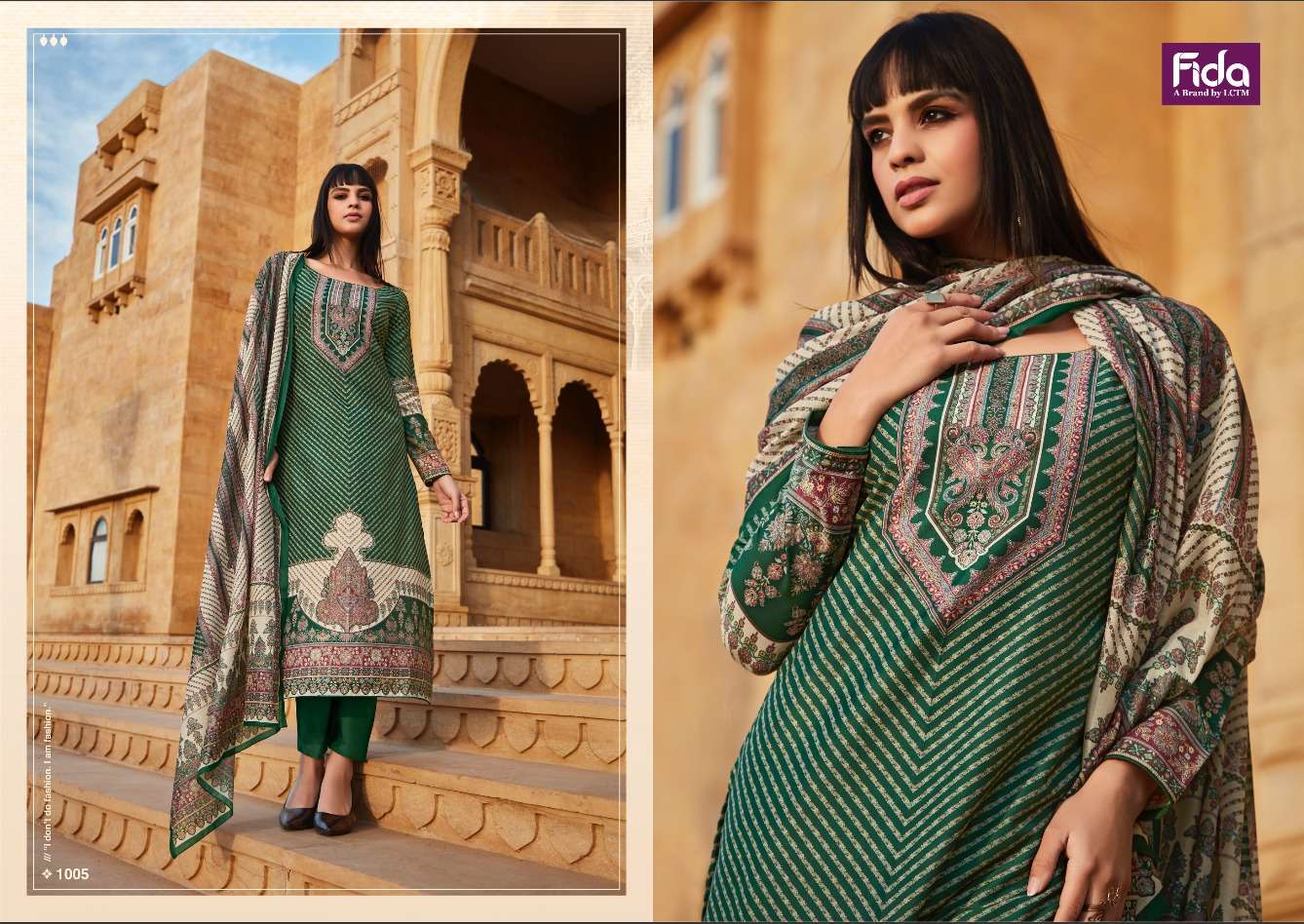 FIDA SAANJH COTTON DIGITAL PRINT SUIT
