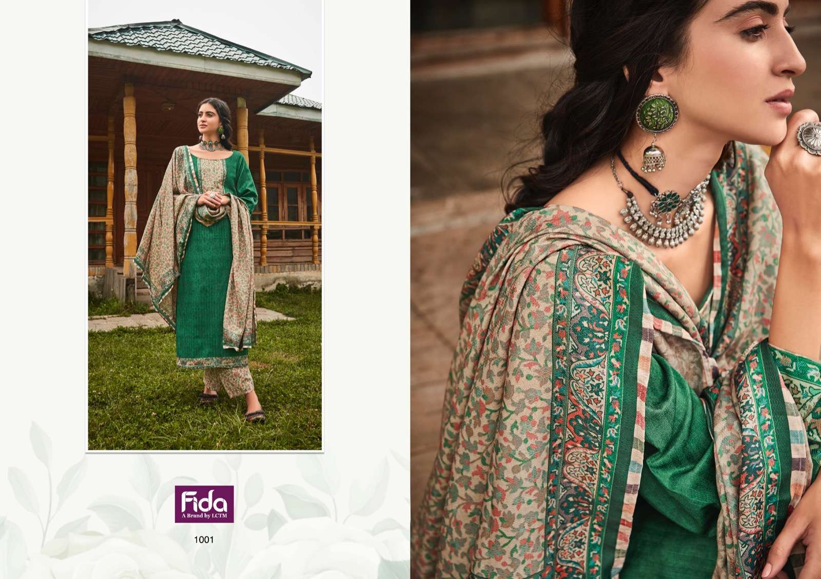 FIDA ZEHNASEEB COTTON FANCY WORK SALWAR SUIT