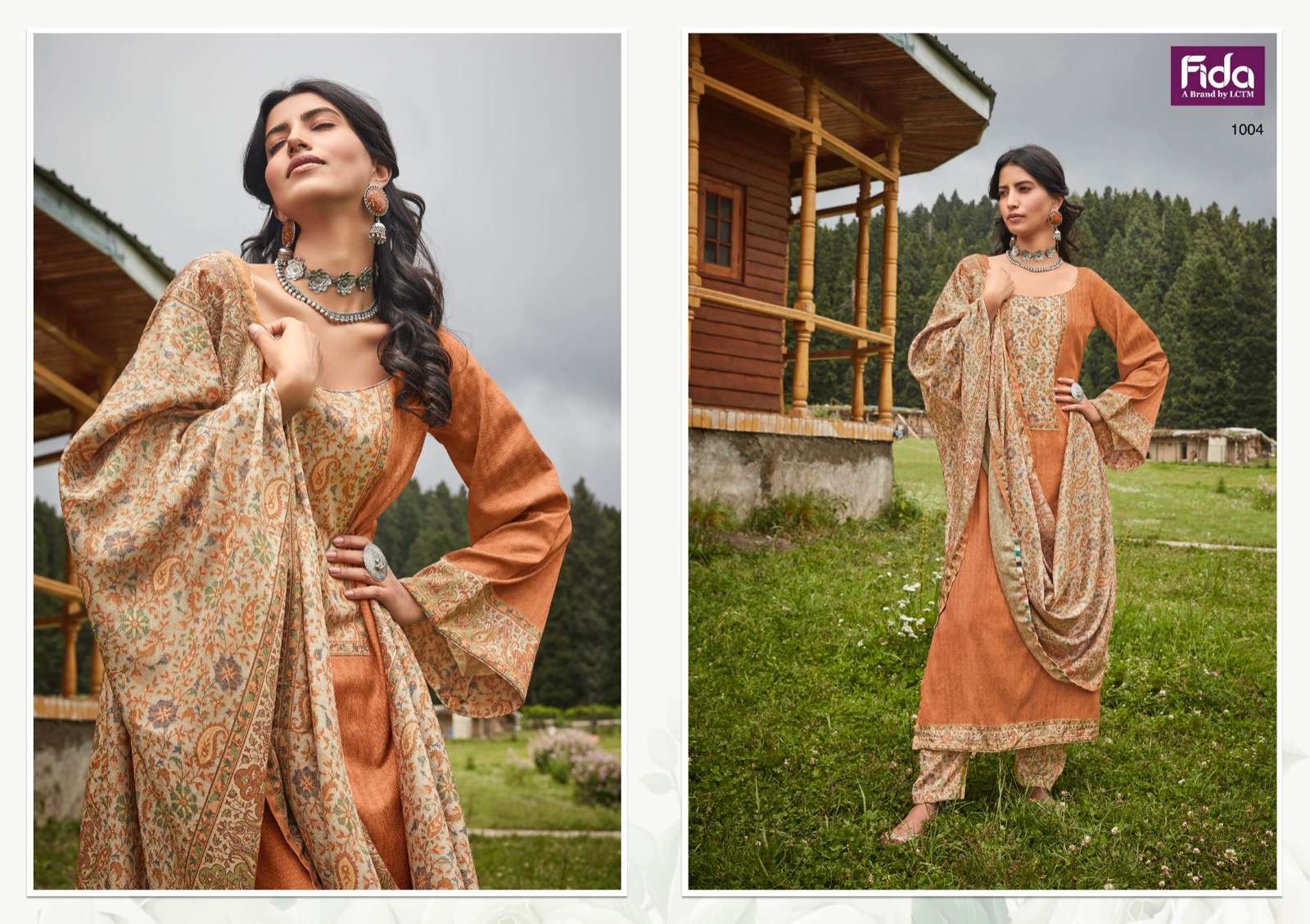 FIDA ZEHNASEEB COTTON FANCY WORK SALWAR SUIT