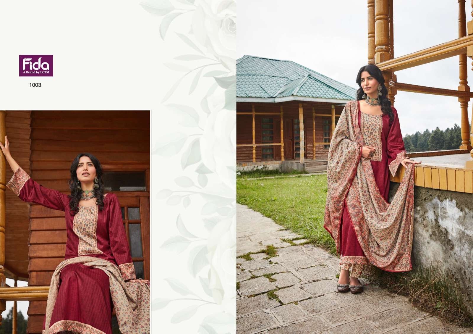 FIDA ZEHNASEEB COTTON FANCY WORK SALWAR SUIT