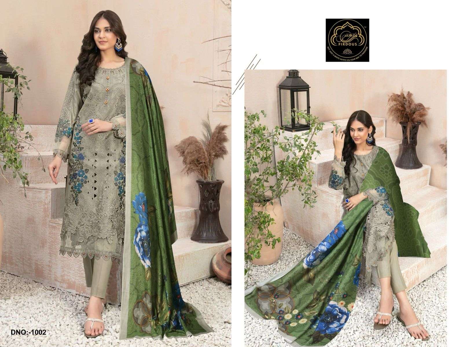 FIRDOUS ADAN LIBAS COTTON SALWAR KAMEEZ 