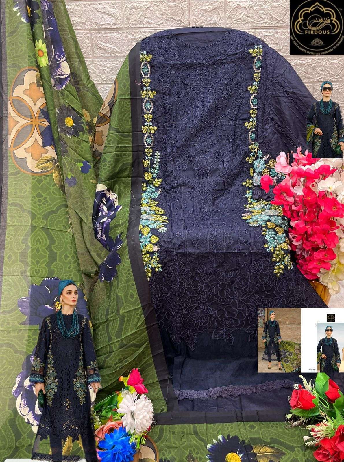 FIRDOUS ADAN LIBAS COTTON SALWAR KAMEEZ 