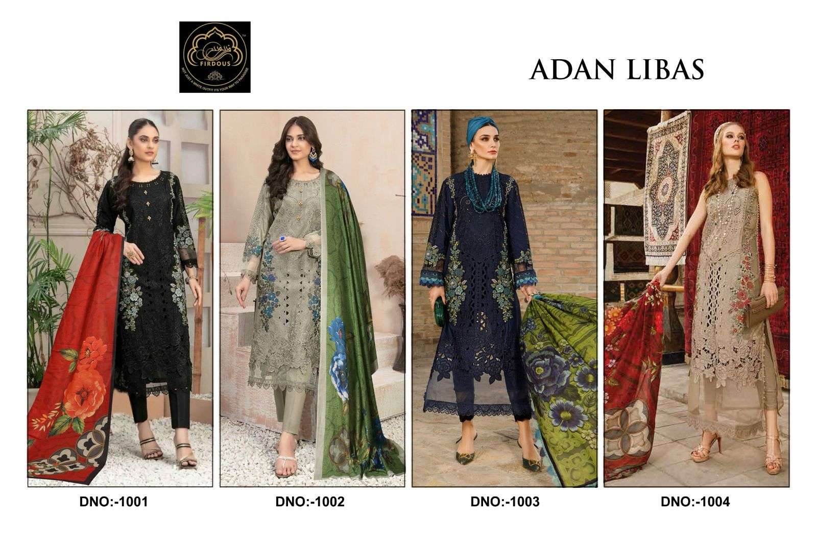 FIRDOUS ADAN LIBAS COTTON SALWAR KAMEEZ 