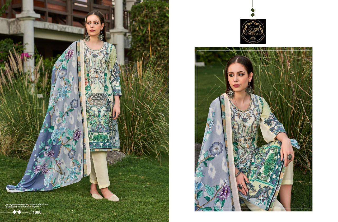 FIRDOUS NAIRA VOL 1 COTTON SALWAR KAMEEZ 