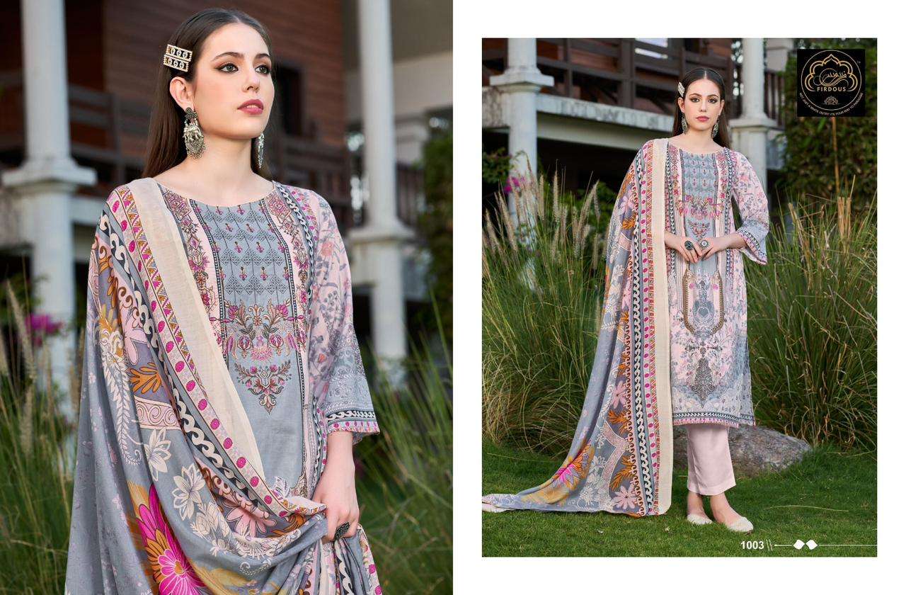 FIRDOUS NAIRA VOL 1 COTTON SALWAR KAMEEZ 