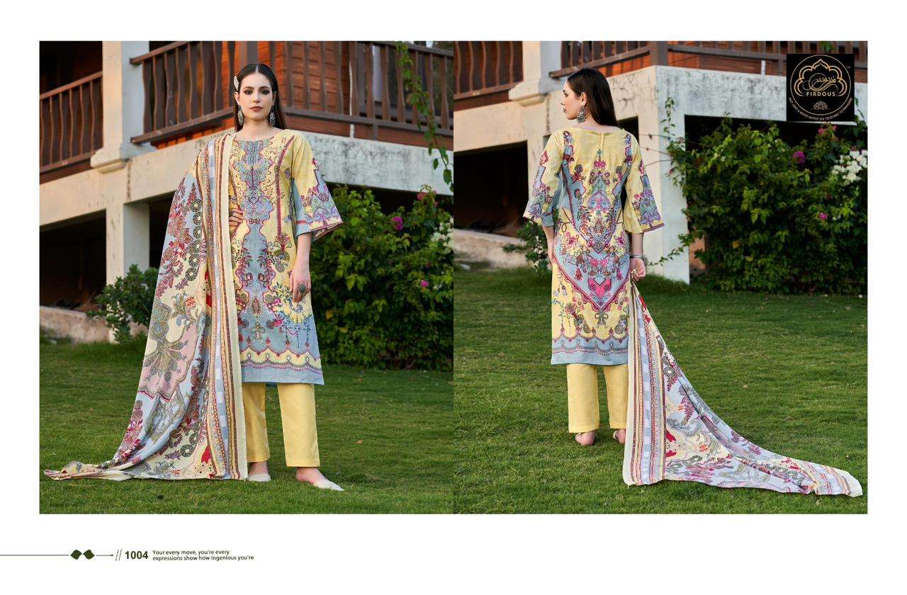 FIRDOUS NAIRA VOL 1 COTTON SALWAR KAMEEZ 