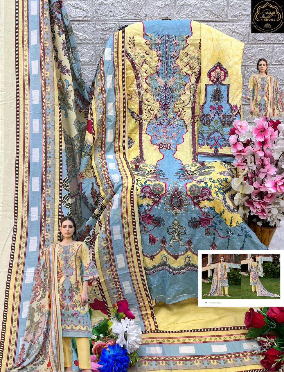FIRDOUS NAIRA VOL 1 COTTON SALWAR KAMEEZ 