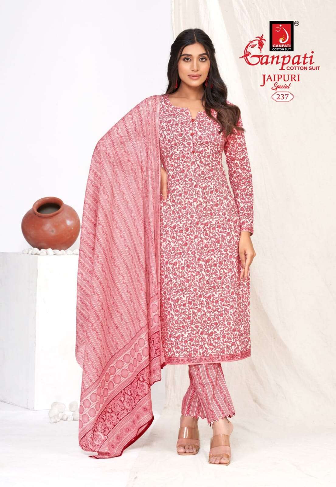 GANPATI JAIPURI SPECIAL VOL 10 COTTON PRINTED SALWAR SUIT