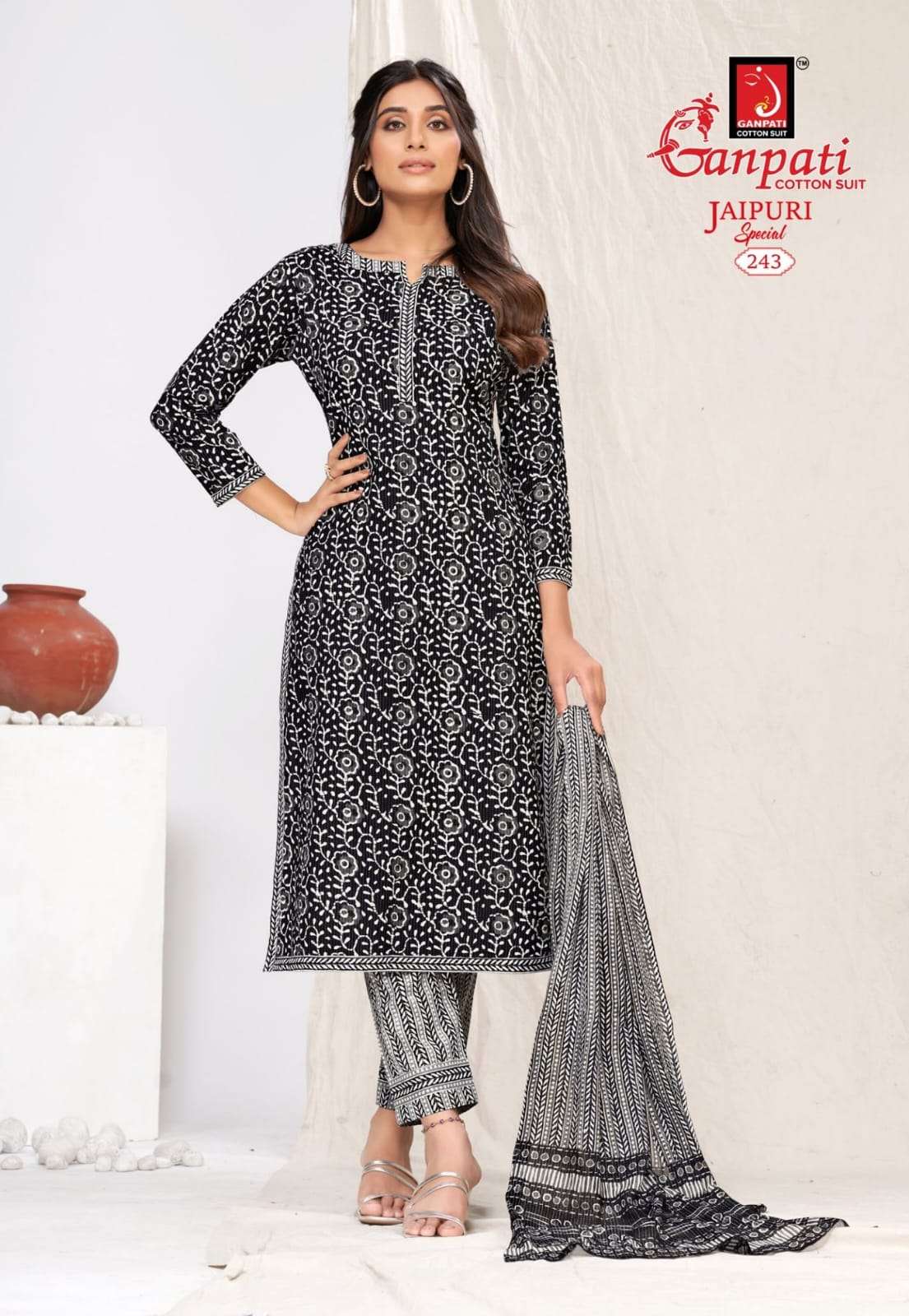 GANPATI JAIPURI SPECIAL VOL 10 COTTON PRINTED SALWAR SUIT