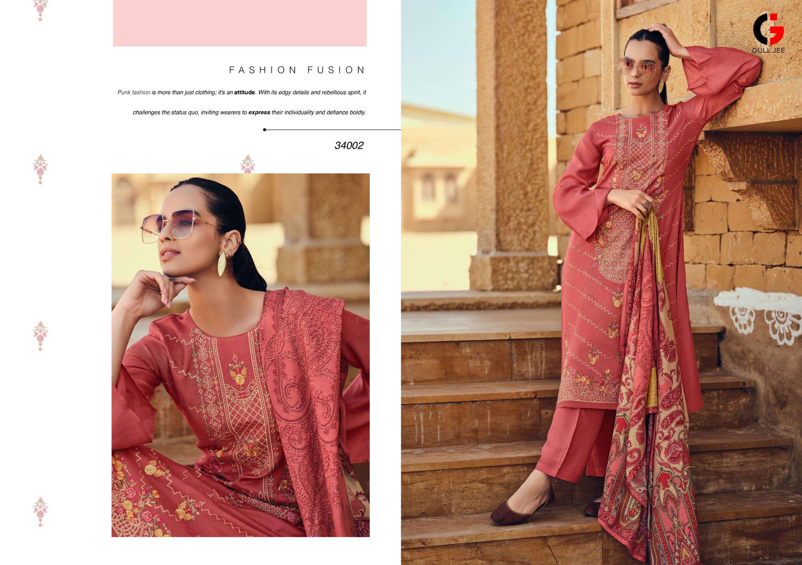  GULL JEE EKANS MUSLIN SILK DESIGNER SUIT