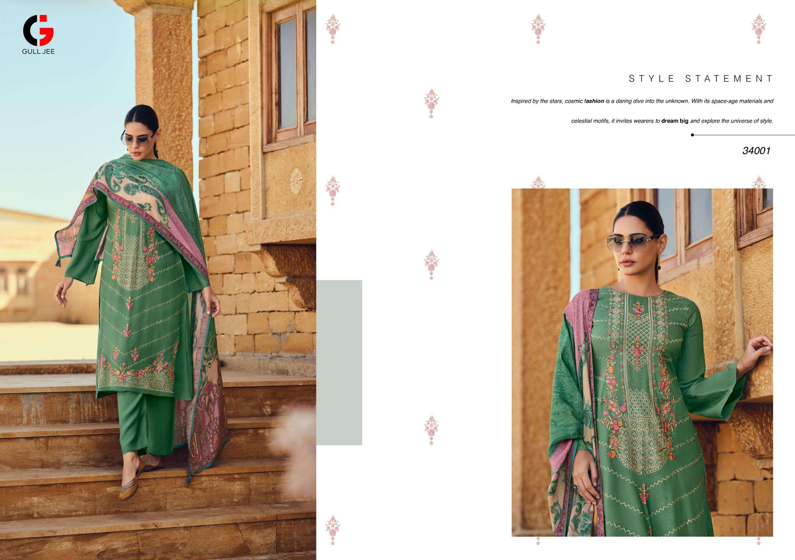  GULL JEE EKANS MUSLIN SILK DESIGNER SUIT
