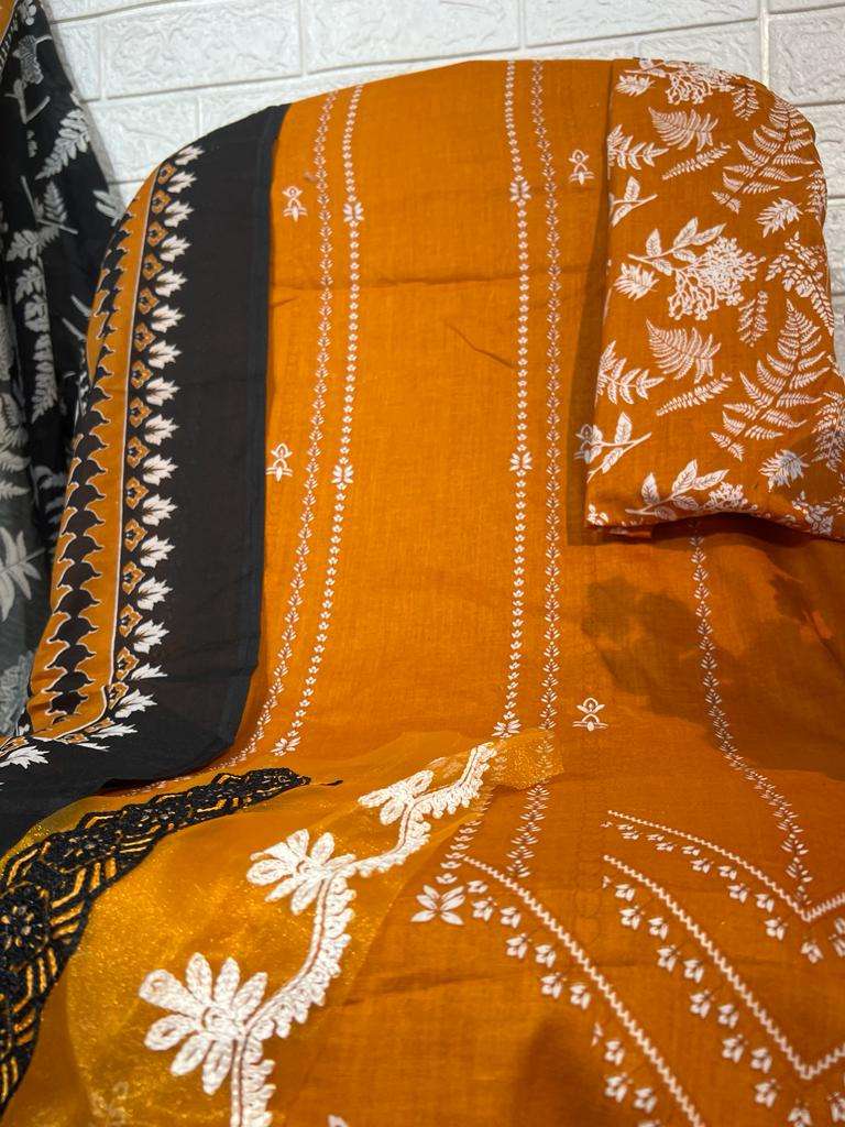 HAZZEL M PRINTS BASICS HIT COLOUR COTTON SALWAR KAMEEZ 