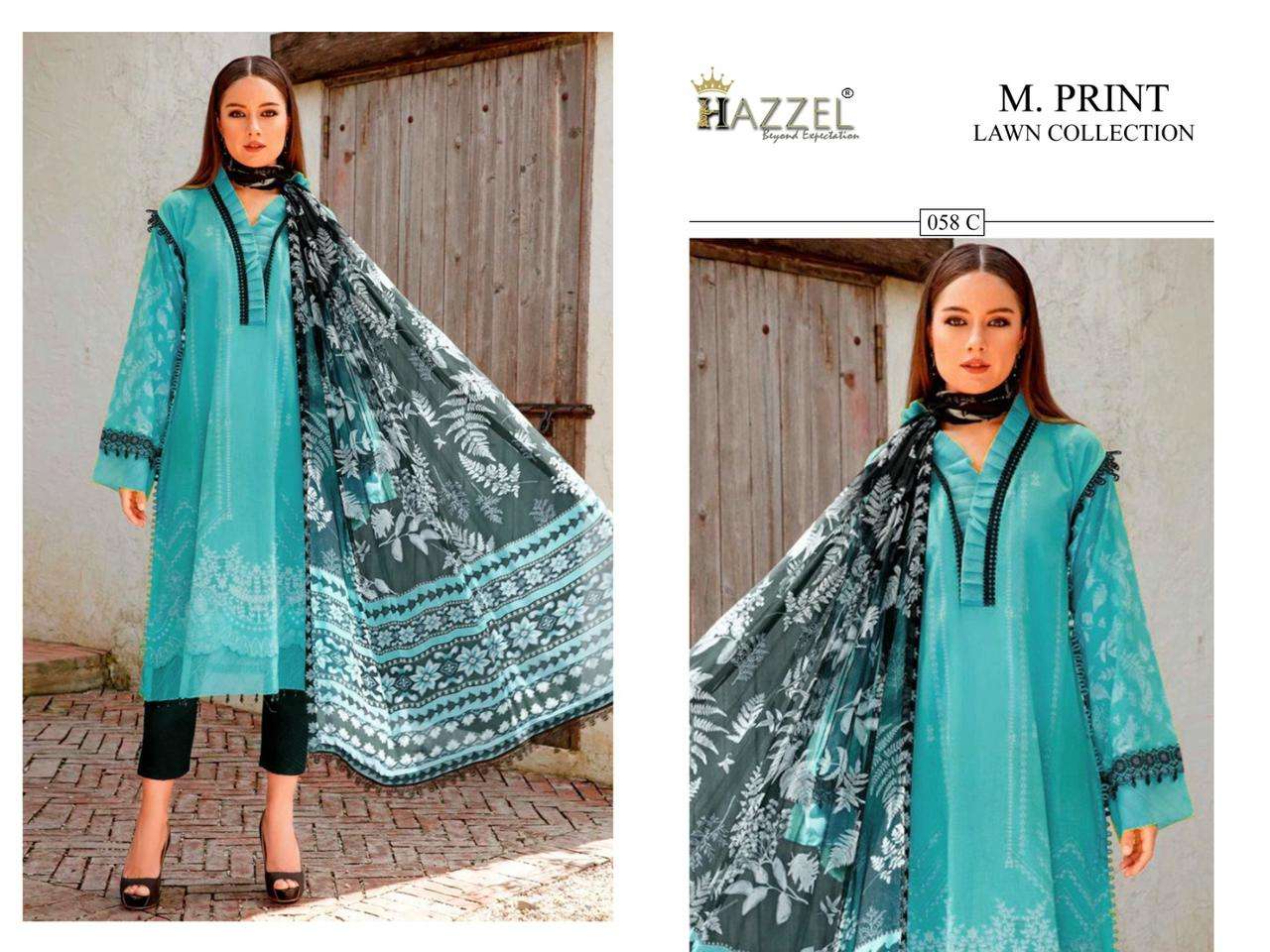 HAZZEL M PRINTS BASICS HIT COLOUR COTTON SALWAR KAMEEZ 