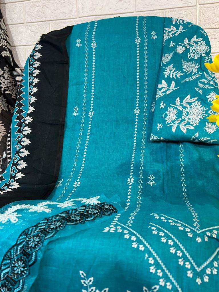 HAZZEL M PRINTS BASICS HIT COLOUR COTTON SALWAR KAMEEZ 