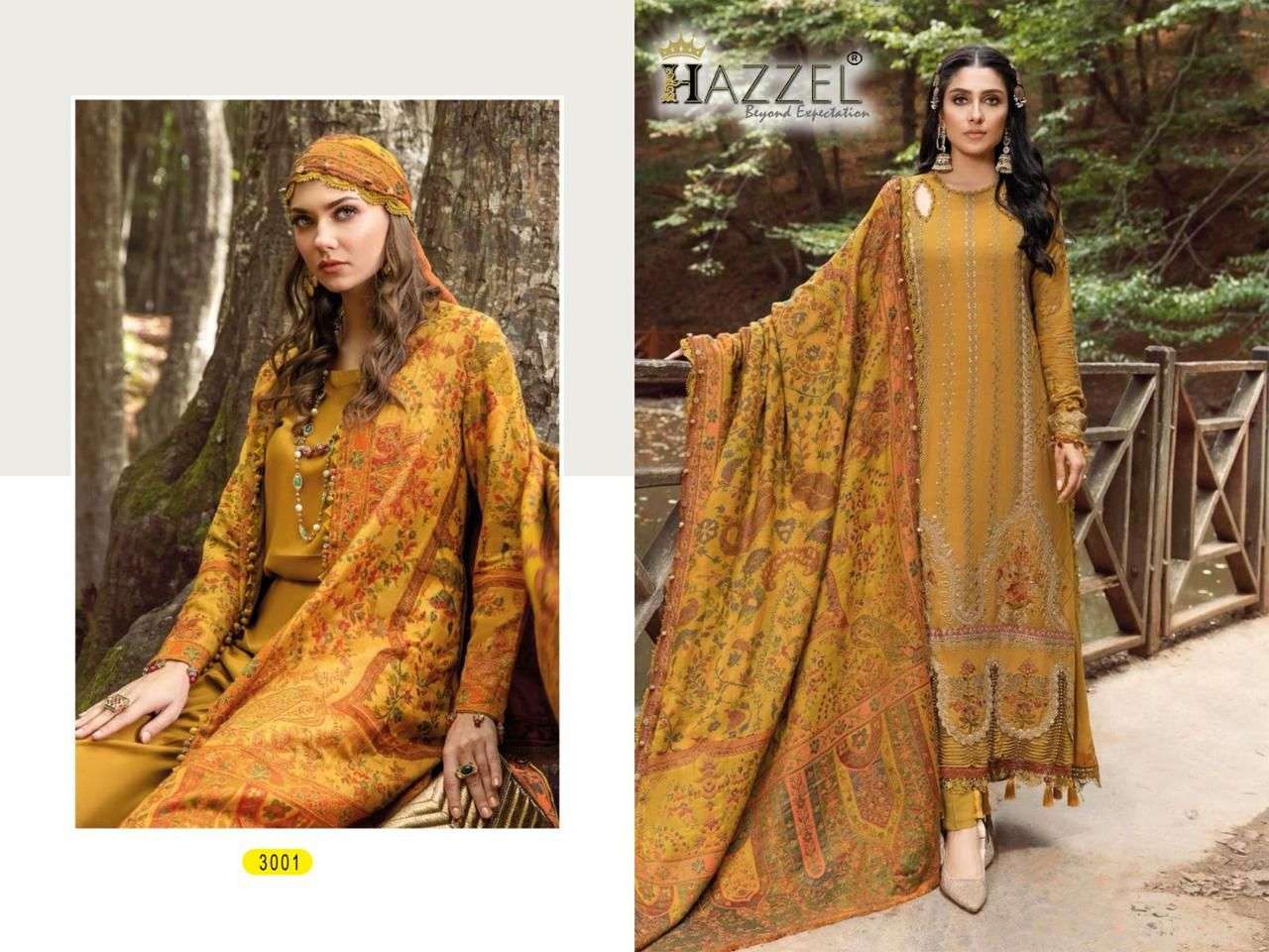 HAZZEL MARIA B EMBROIDERED 24 COTTON SALWAR KAMEEZ 