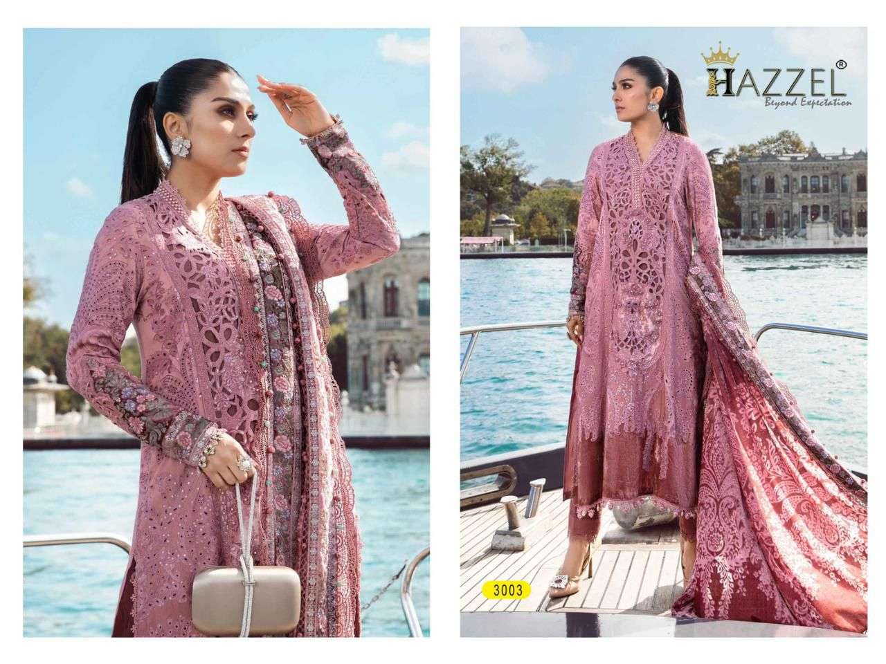 HAZZEL MARIA B EMBROIDERED 24 COTTON SALWAR KAMEEZ 