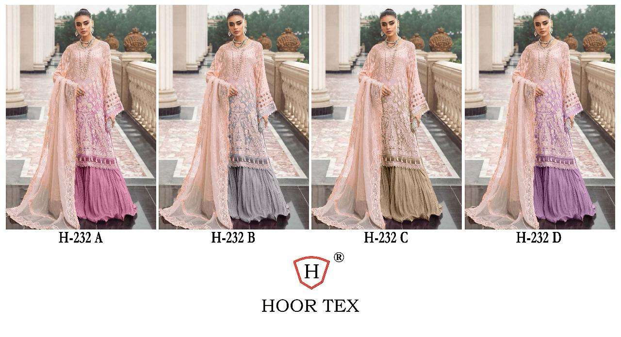 HOOR TEX H 232 BEAUTIFUL DESIGNER PAKISTANI SUIT