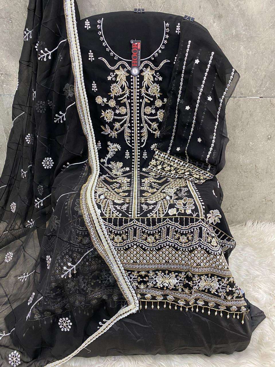 HOOR TEX H 240 GEORGETTE DESIGNER SUIT