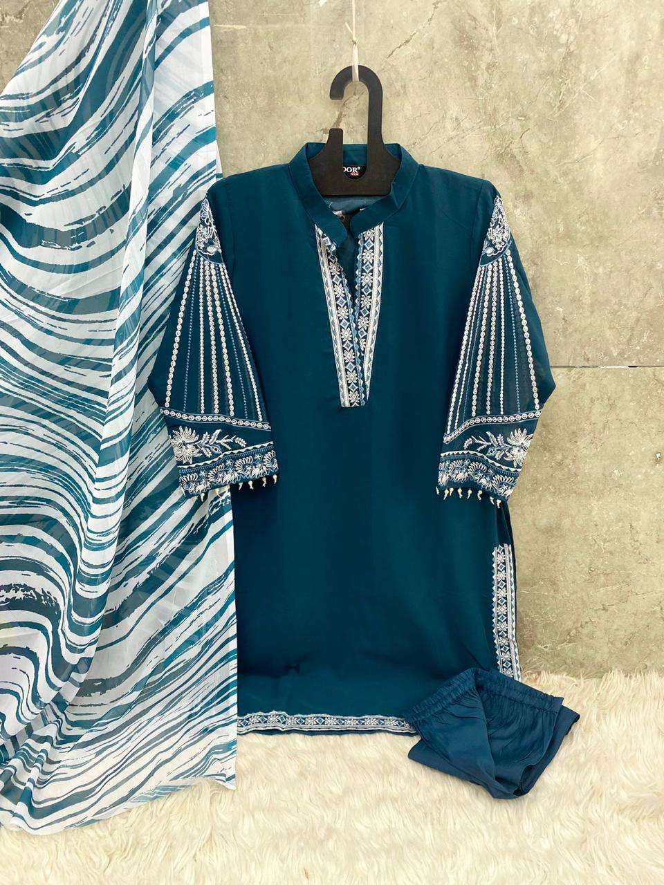 HOOR TEX HF 36 GEORGETTE FANCY DESIGNER SUIT