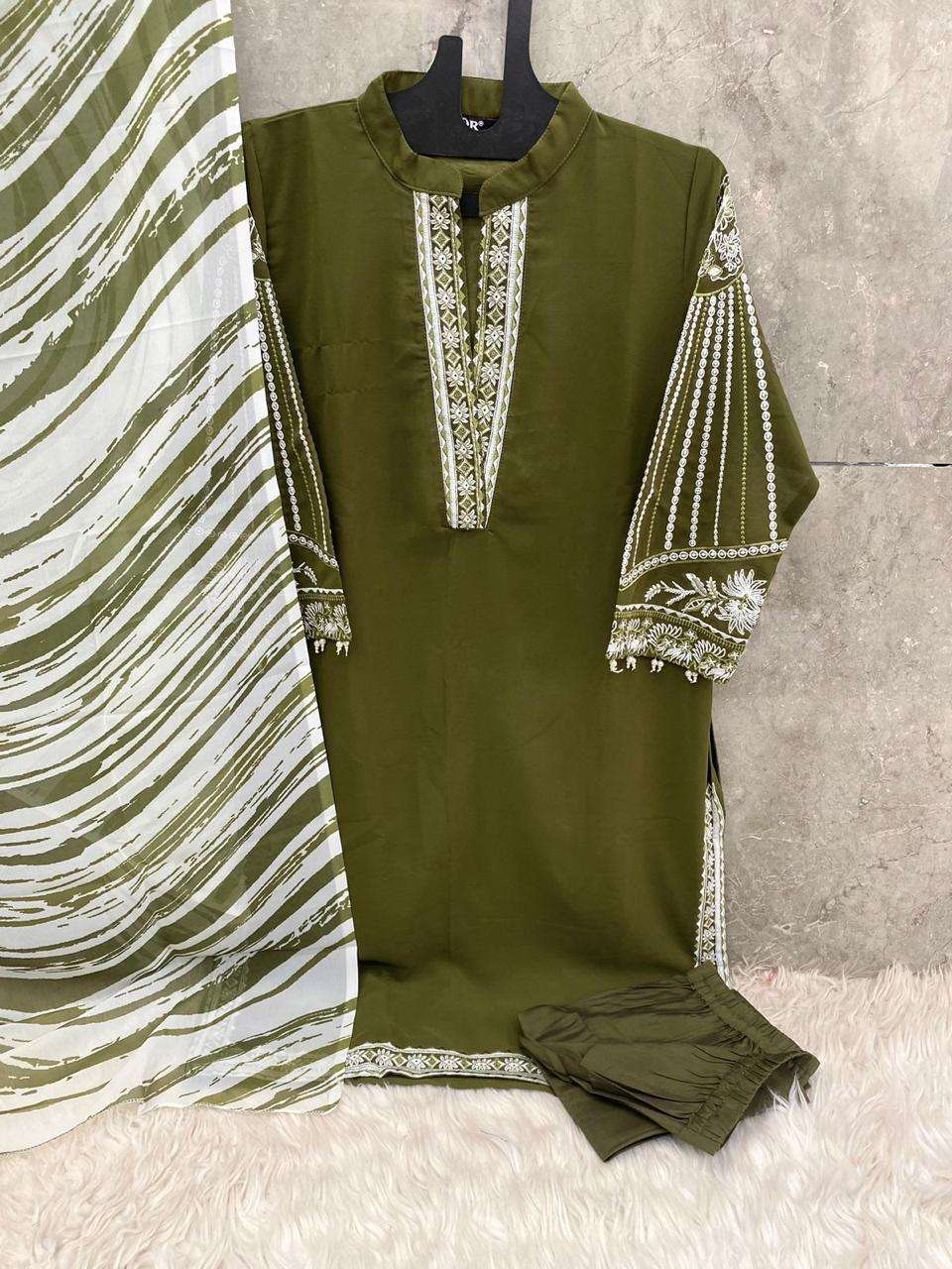 HOOR TEX HF 36 GEORGETTE FANCY DESIGNER SUIT