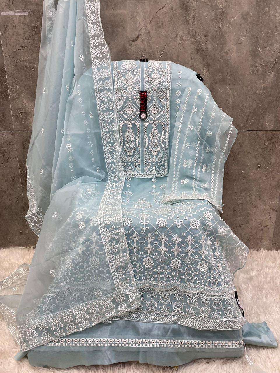 HOOR TEX OR 27 ORGANZA FANCY PAKISTANI SUIT